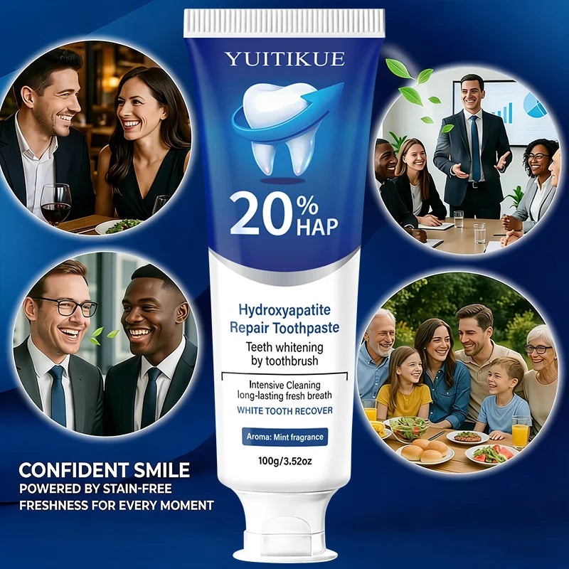 Yuitikue 20 Percent HAP Repair Toothpaste Whitening Mint 3 Pack - 3