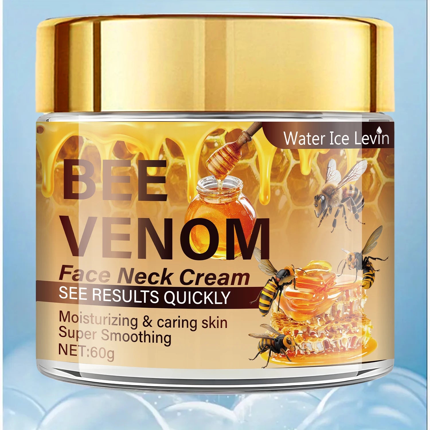 Bee Venom Facial Firming Cream Anti Aging Moisturizer for Face and Neck - 5