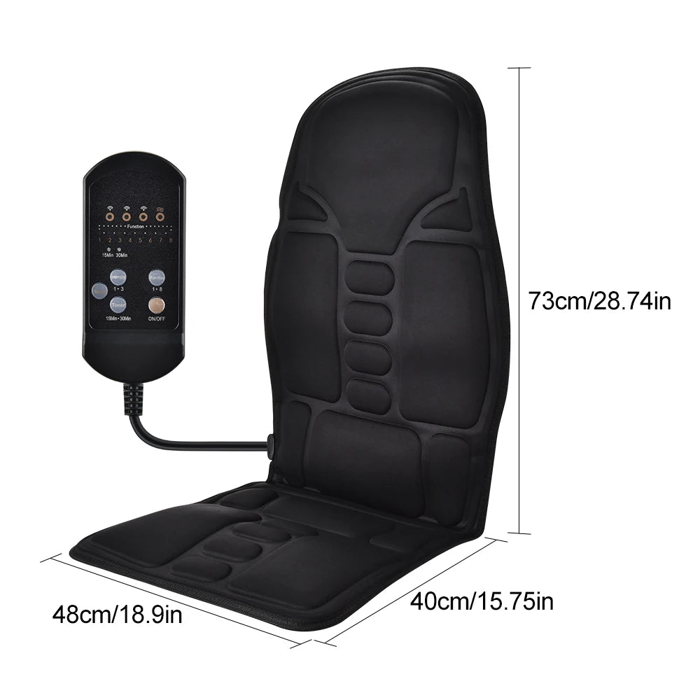 Full Body Vibrating Massage Chair Cushion with Heat