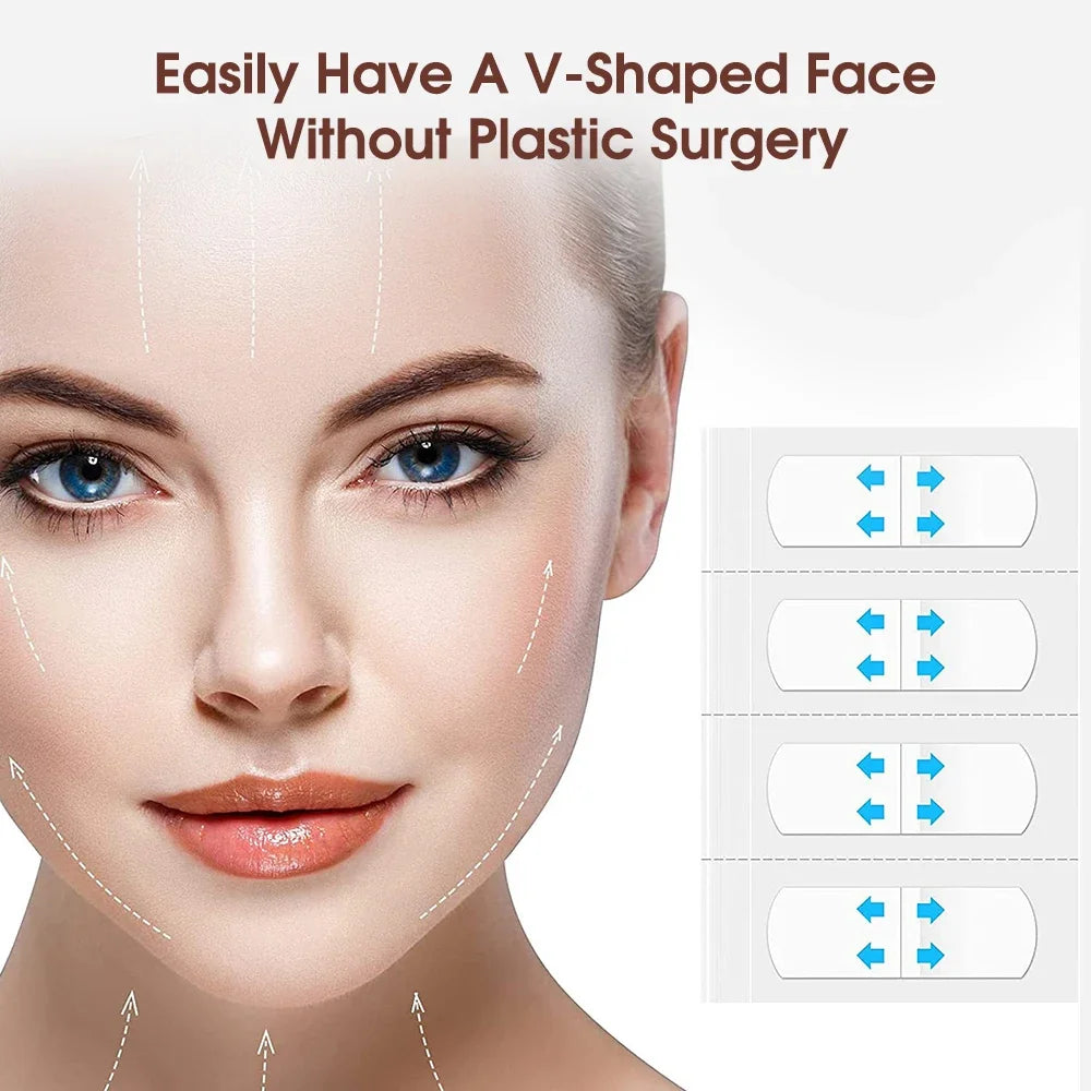 Invisible Face Lifting Patches for Instant V-Shape Skin Tightening