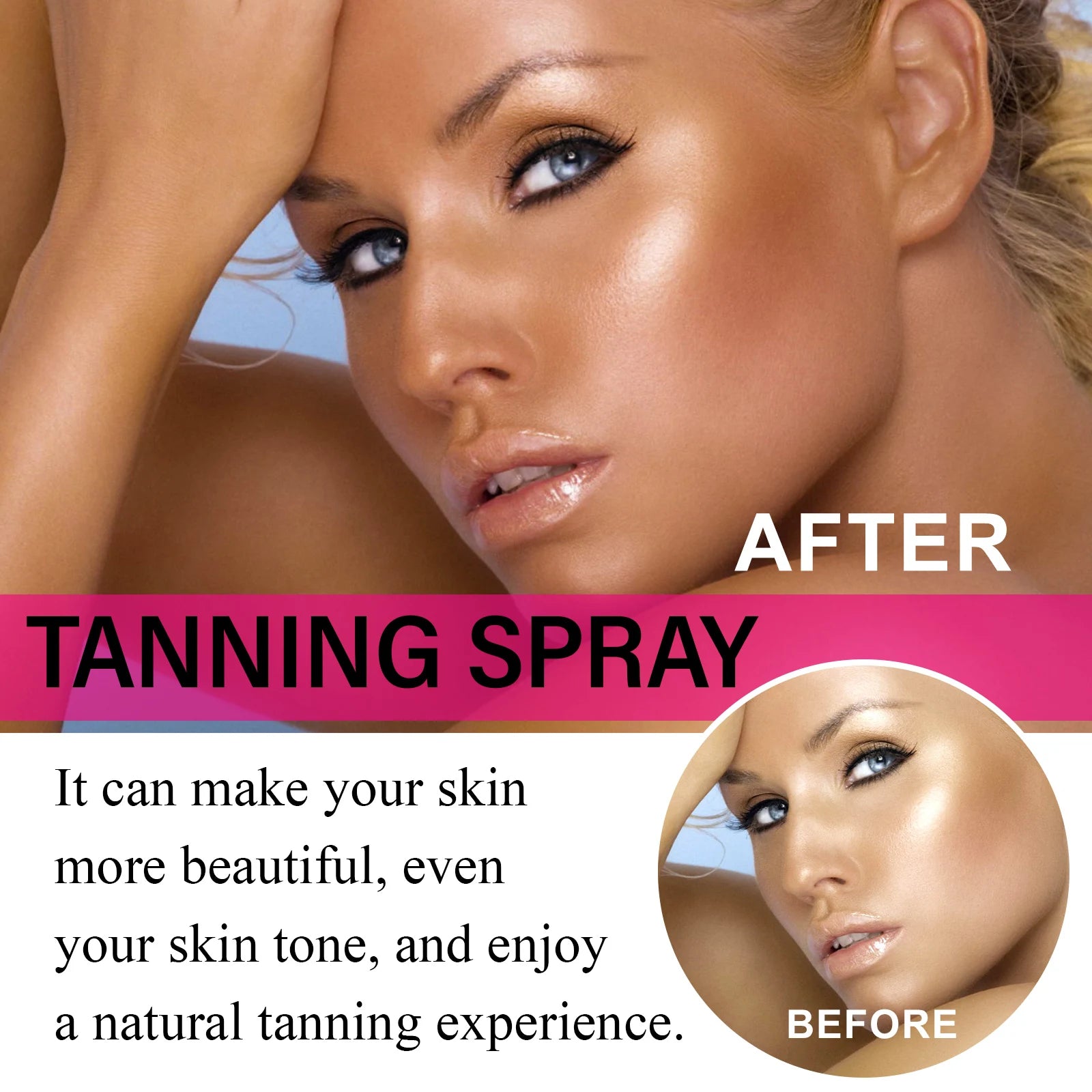Sunless Self-Tanning Spray for Natural Glowing Skin - 1