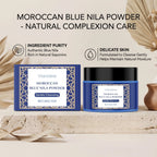 Moroccan Blue Nila Brightening Face Mask Powder