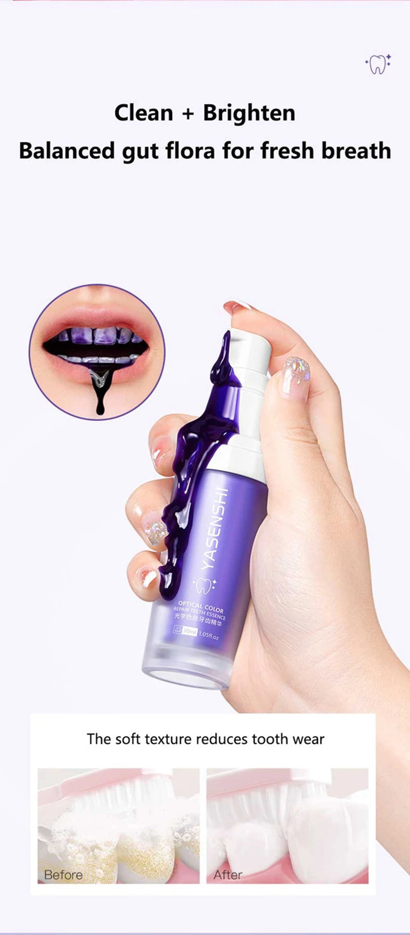 Brightening Teeth Whitening Foam for Oral Hygiene and Stain Removal - 16