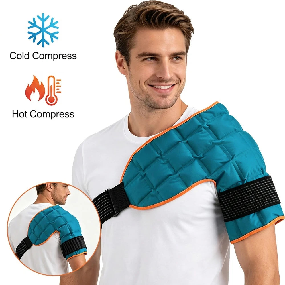 Reusable Hot and Cold Knee Ice Pack Wrap - 19