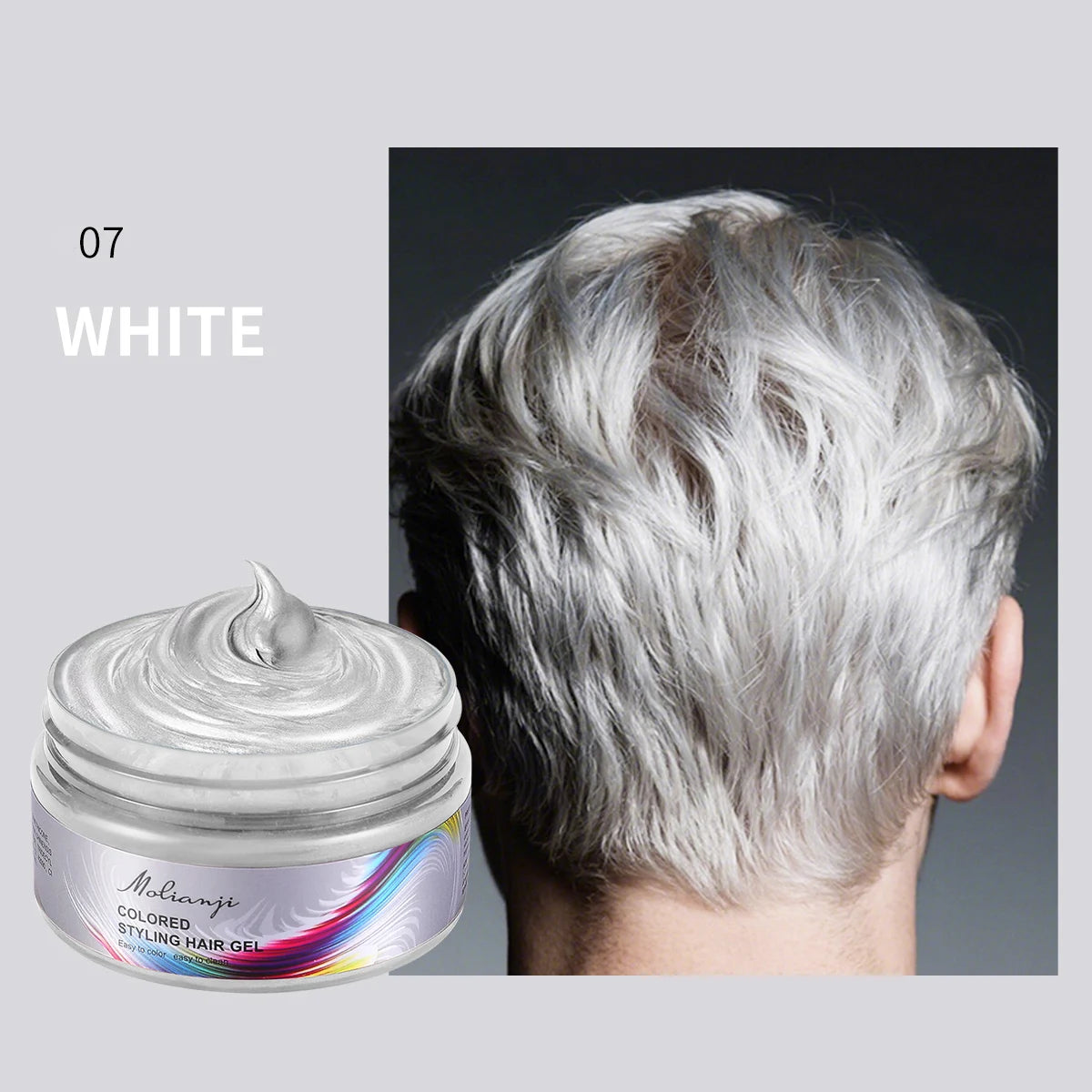 Molianji Disposable Instant Color Hair Styling Gel 100ml