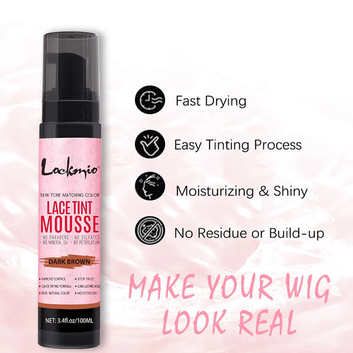 100ml Lace Tint Mousse Wig Frontal Coloring Spray