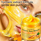 YUITIKUE Turmeric Rice Extract Peel Off Mask Brightening Facial Treatment