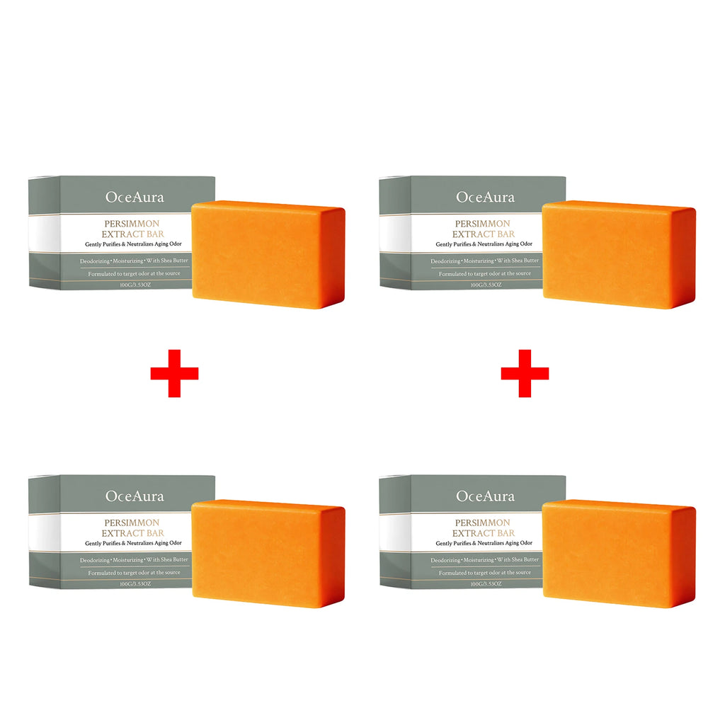 Persimmon Extract Deodorizing Body Soap for Aging Odor