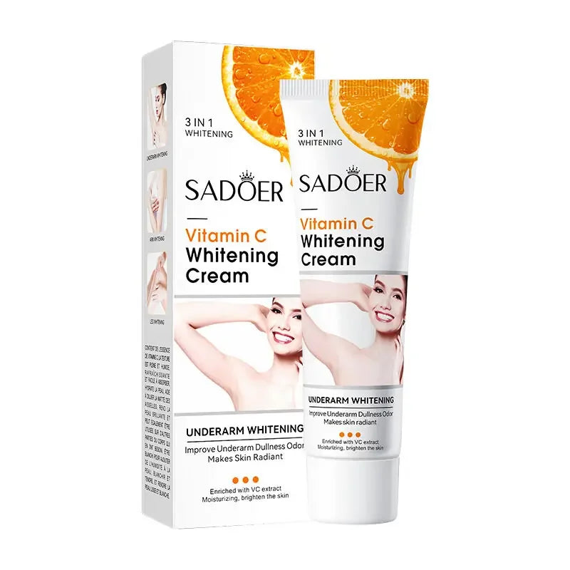 Vitamin C Skin Brightening Cream for Dark Spots and Underarms - 10