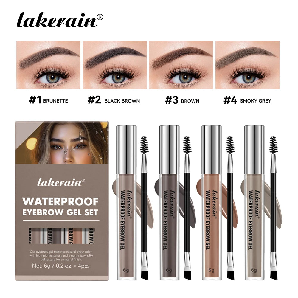 Long-Lasting Waterproof Eyebrow Tint Gel Set
