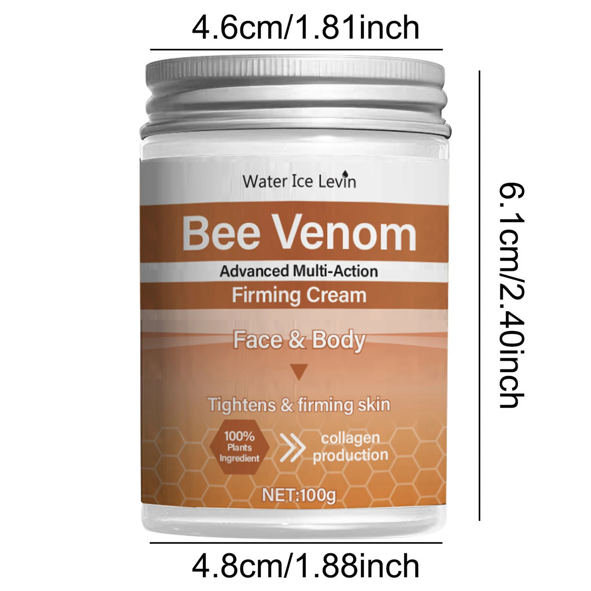 Bee Venom Firming Cream Advanced Moisturizing Body and Face Treatment