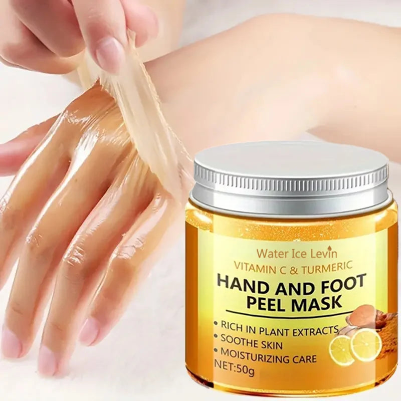 Vitamin C and Turmeric Hand and Foot Peel Mask Exfoliating Treatment - 1
