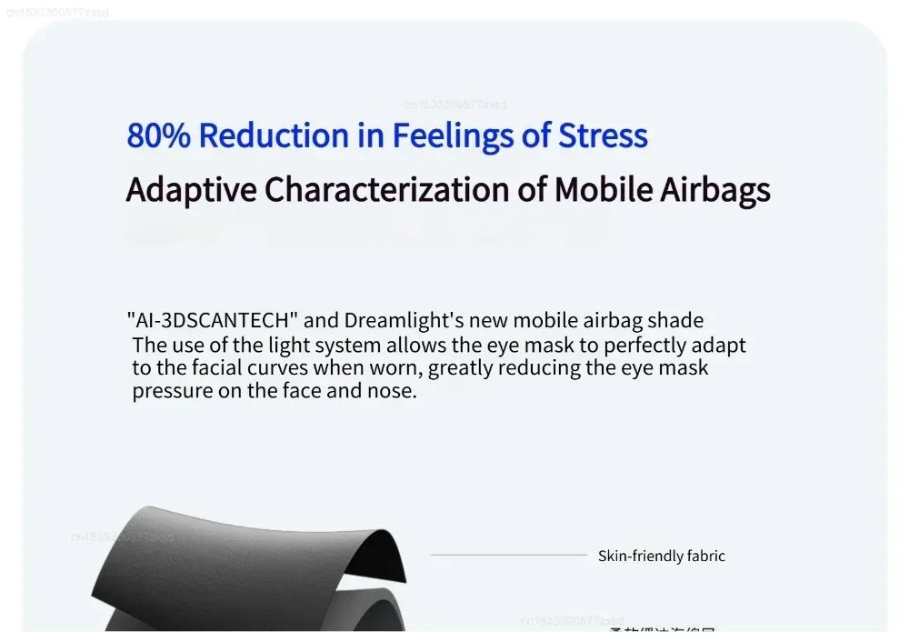 Dreamlight 4S 3D Contoured Sleep Mask Light Blocking Travel Blindfold - 8