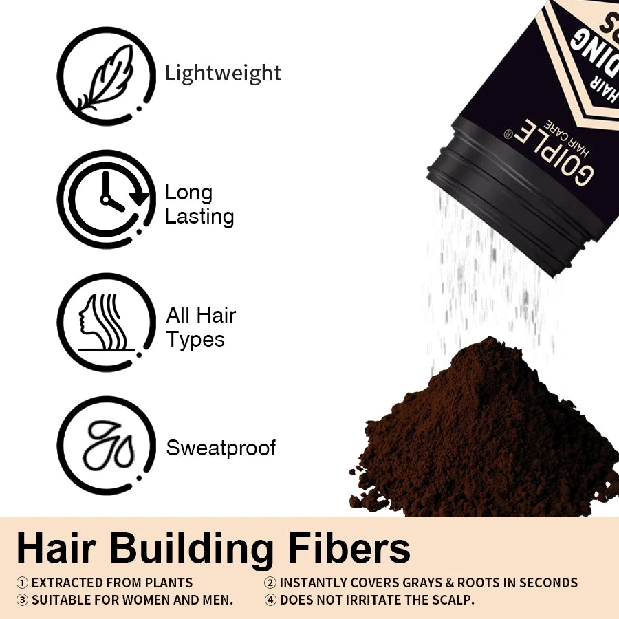 15g Hair Building Fibers for Thinning Hair and Bald Spots - 2