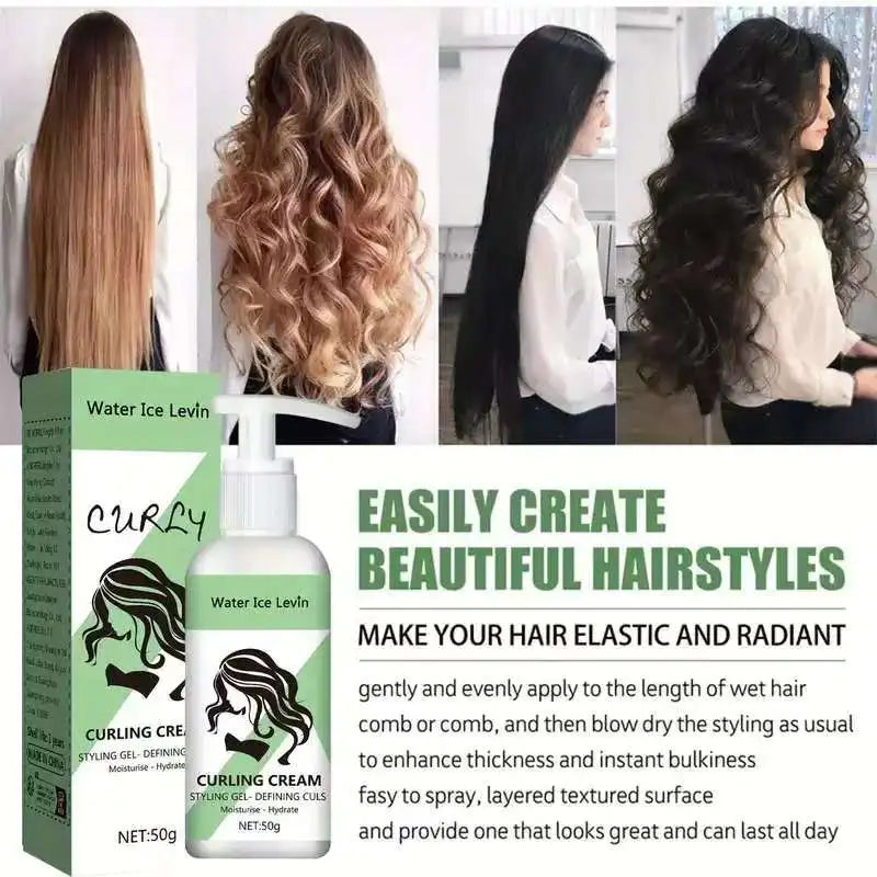 Curly Hair Elastin Moisturizing Styling Cream 50g