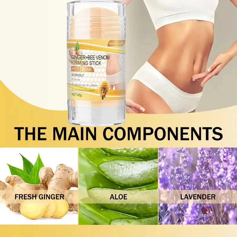 Turmeric Bee Venom Firming Cream Stick Moisturizing Body Lotion