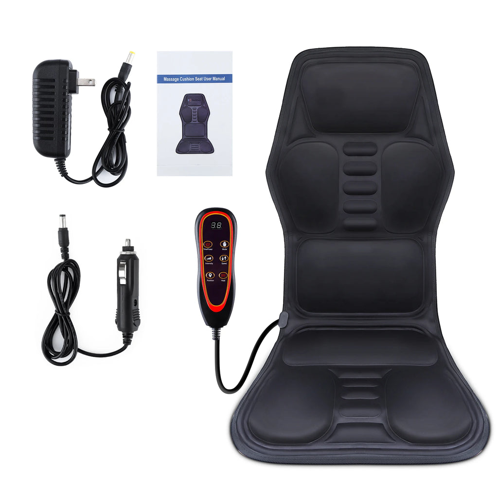 Full Body Vibrating Massage Chair Cushion with Heat