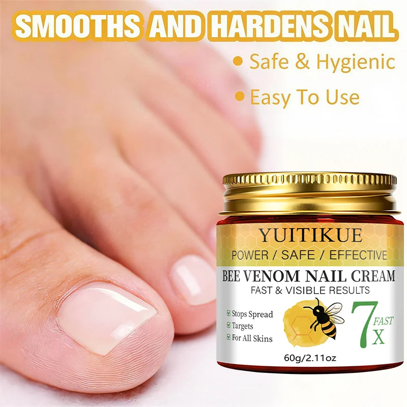 YUITIKUE Bee Venom Nail Repair Cream - Strengthening Nail Care Treatment