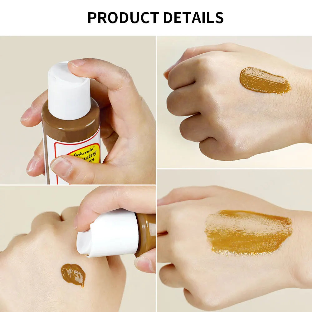 Sunless Tanning Body Lotion for Deep Bronze Glow