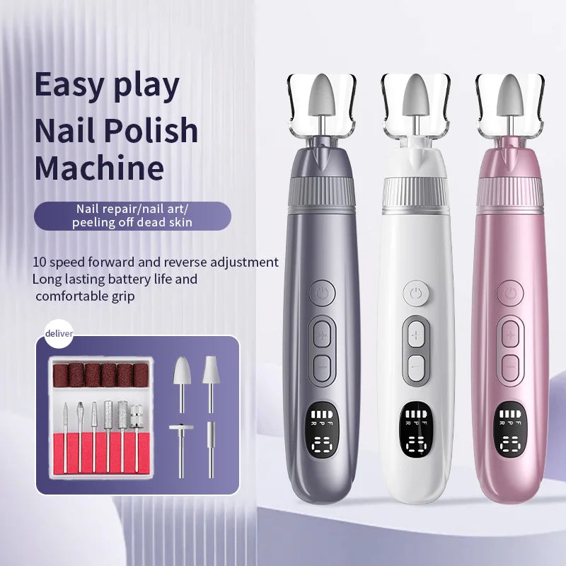 Electric Cordless Nail Drill and Manicure Pedicure Kit