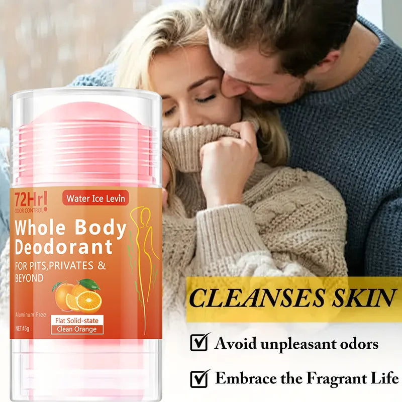 Water Ice Levin Intimate Deodorant Cream Whole Body Odor Control 45g - 2