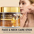 Bee Venom and Turmeric Face and Neck Firming Cream Anti Aging Moisturizer