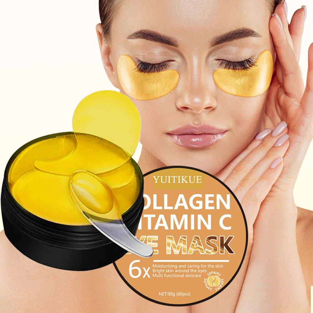 Collagen Vitamin C Eye Mask Moisturizing Anti Aging Under Eye Patches
