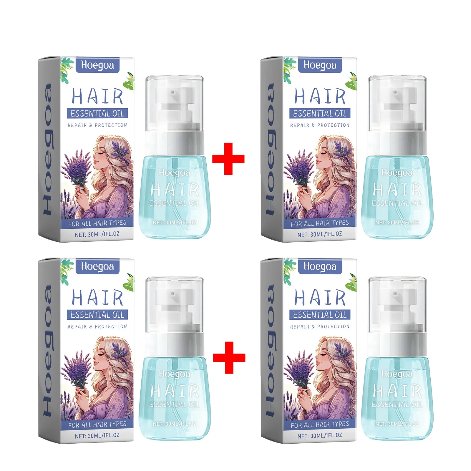 Lavender Hair Repair Oil for Frizz Control and Scalp Nourishment - 14