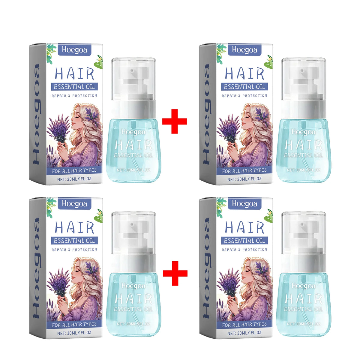 Lavender Hair Repair Oil for Frizz Control and Scalp Nourishment