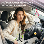 Car Air Freshener Hanging Perfume Diffuser Natural Flower Fragrance
