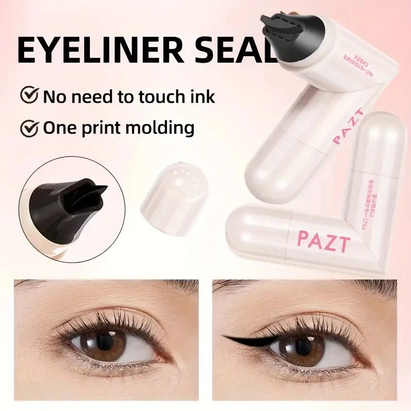 PAZT Integrated Winged Eyeliner Stamp Waterproof Liquid Eye Pen - 5