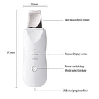 Ultrasonic Skin Scrubber Facial Pore Cleaner Blackhead Remover Device