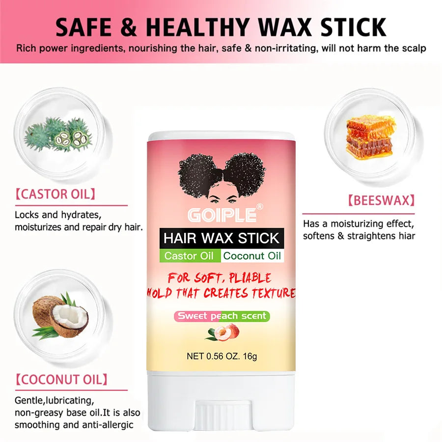 Goiple Hair Wax Stick and Lace Wig Adhesive Glue Styling Kit - 3