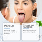 Tongue Cleaning Gel and Brush Kit for Fresh Breath