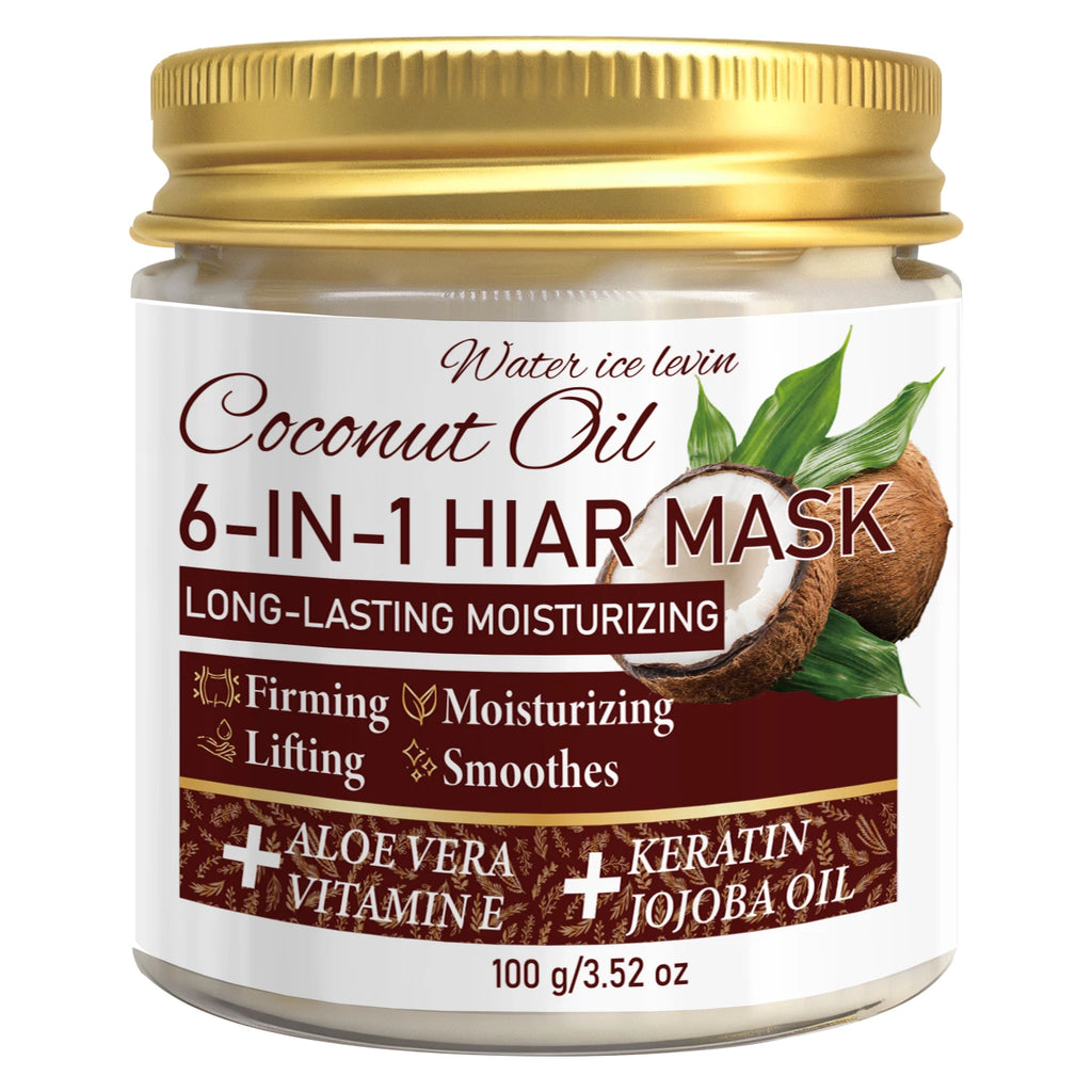 6-in-1 Coconut Hair Mask with Keratin and Jojoba Oil 100g