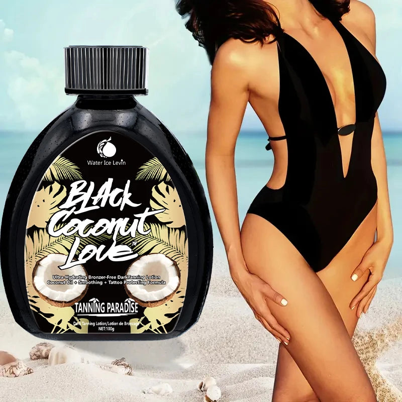 Black Coconut Love Tanning Lotion Moisturizing Bronzing Cream 100g