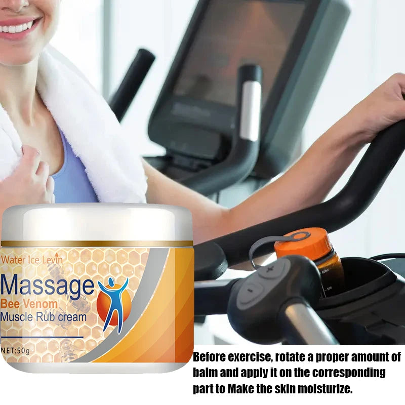 Bee Venom Muscle Massage Cream Soothing Body Rub 50g - 5