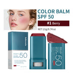 SPF 50 Hydrating Blush Stick for Face and Lips