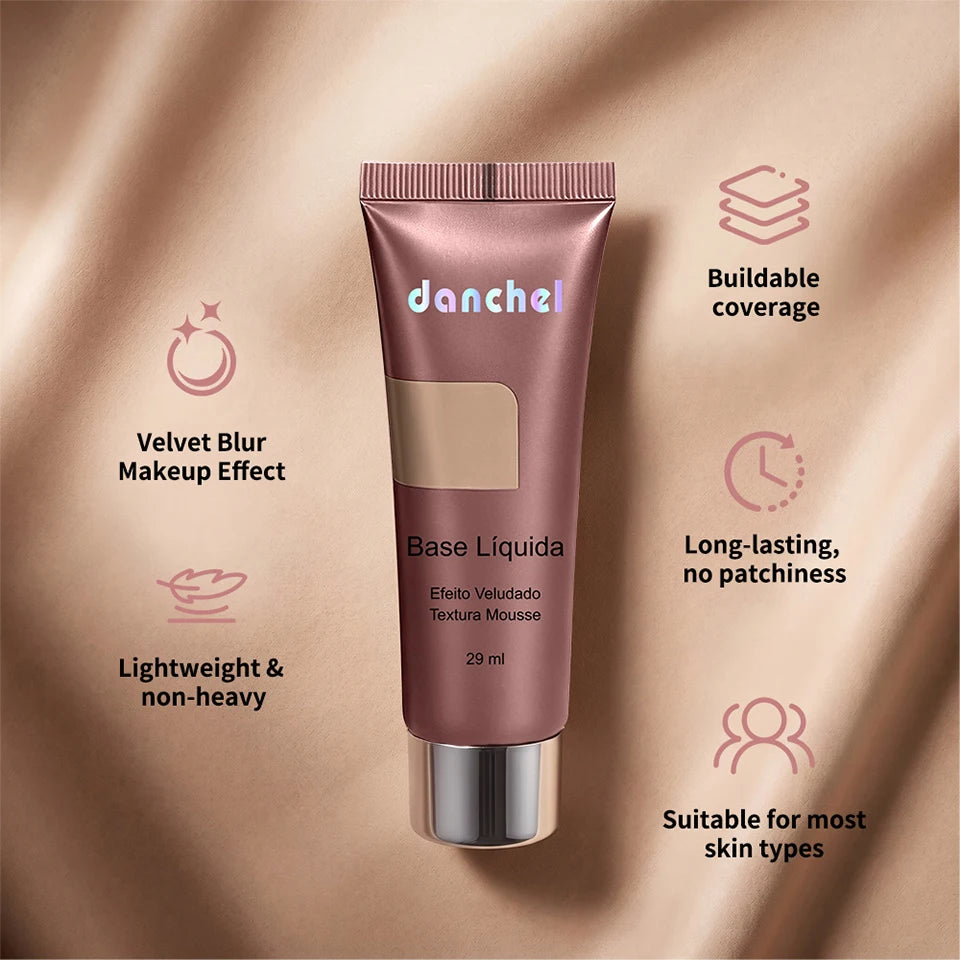 Velvet Matte Liquid Foundation for All-Day Wear