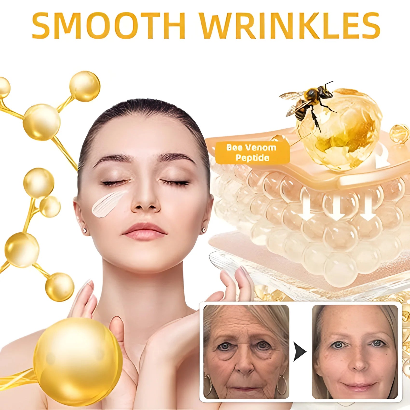 Bee Venom Firming Cream Anti Aging Moisturizing Body Lotion 150g - 5