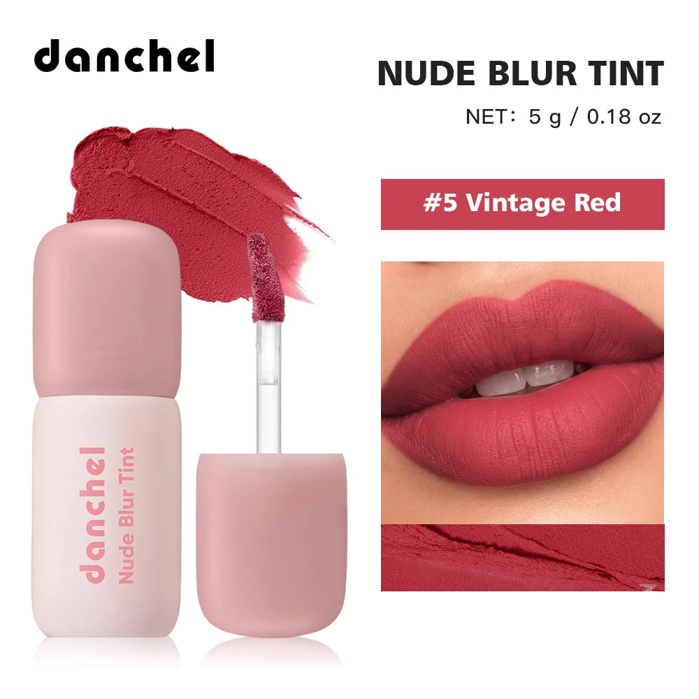 Velvet Matte Lip and Cheek Tint for Natural Makeup Look