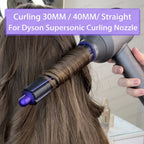 Curling Iron Attachment for Dyson Supersonic Hair Dryer 30mm Nozzle