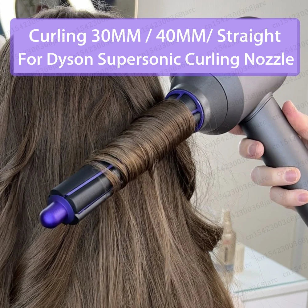 30mm Curling Attachment for Dyson Supersonic Hair Dryer Styling Nozzle - 3