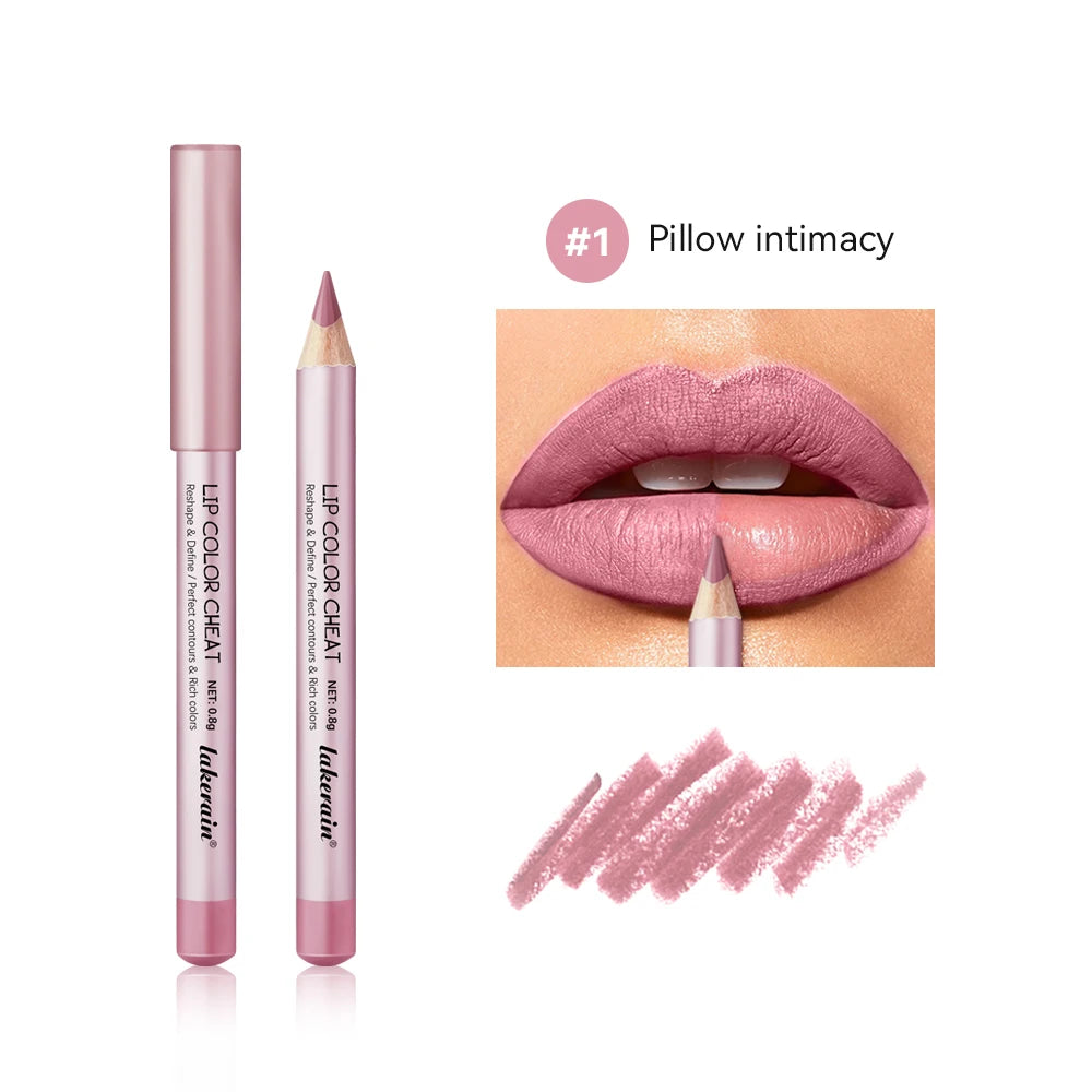 Waterproof Long-Lasting Matte Lip Liner Pencil Set - 20