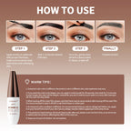 Waterproof Peel-Off Eyebrow Tint Gel for Long-Lasting Brows