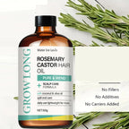 Rosemary Castor Hair Oil Scalp Care and Split End Repair Treatment