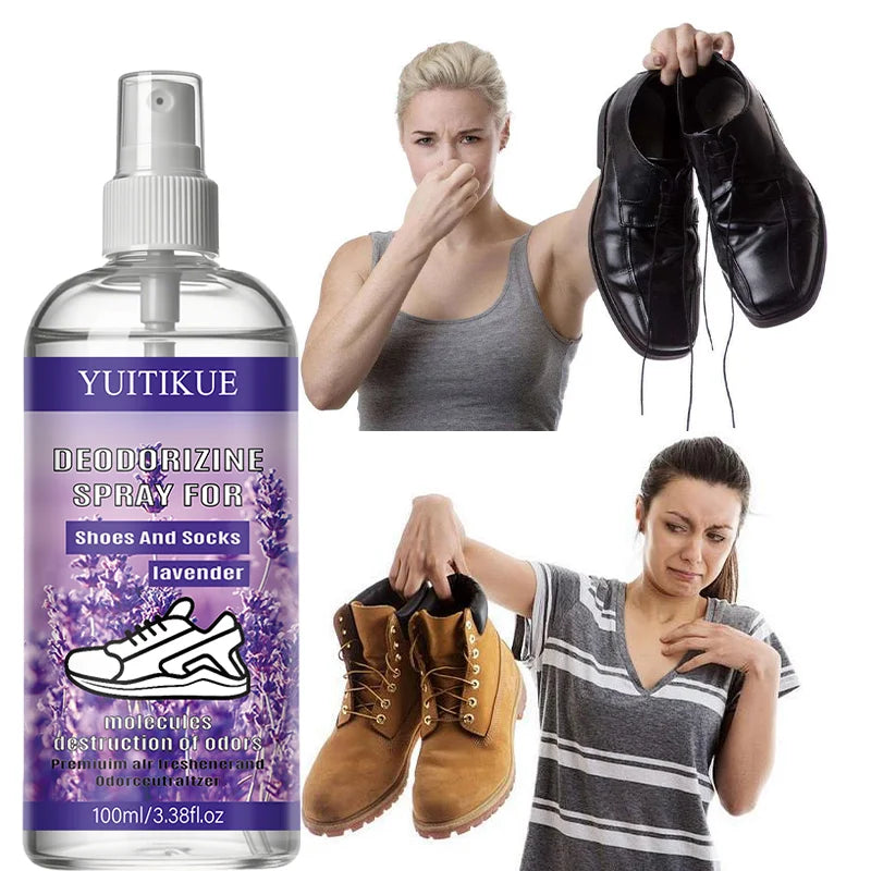 YUITIKUE Lavender Shoe and Sock Deodorizer Spray 100ml