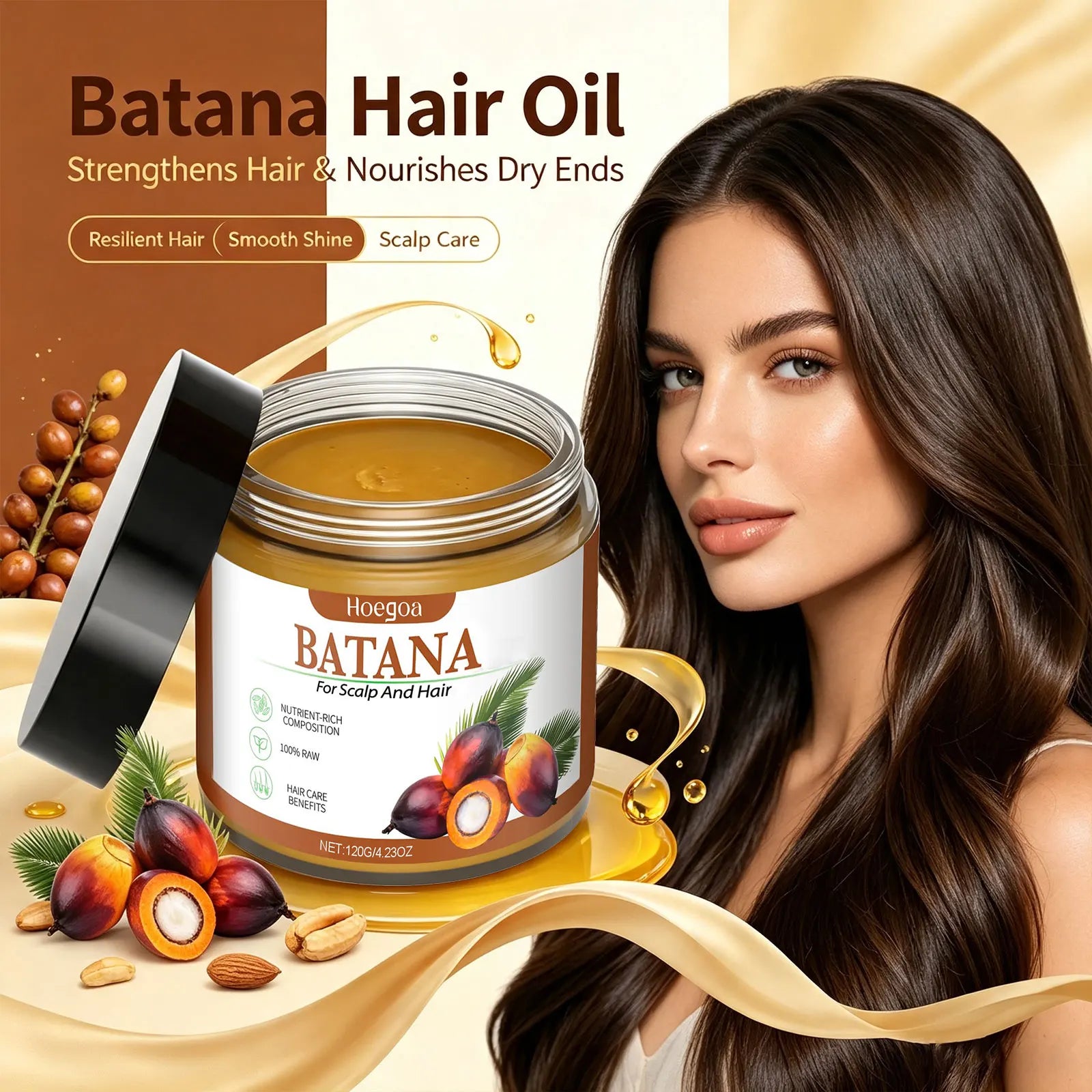 Batana Hair Mask for Deep Repair and Scalp Nourishment - 3