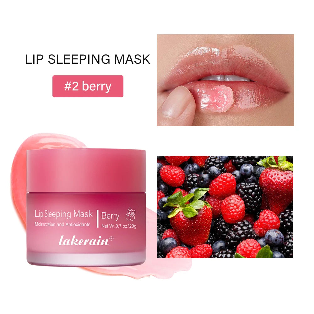 Dual-Color Hydrating Lip Sleeping Mask for Dry Lips