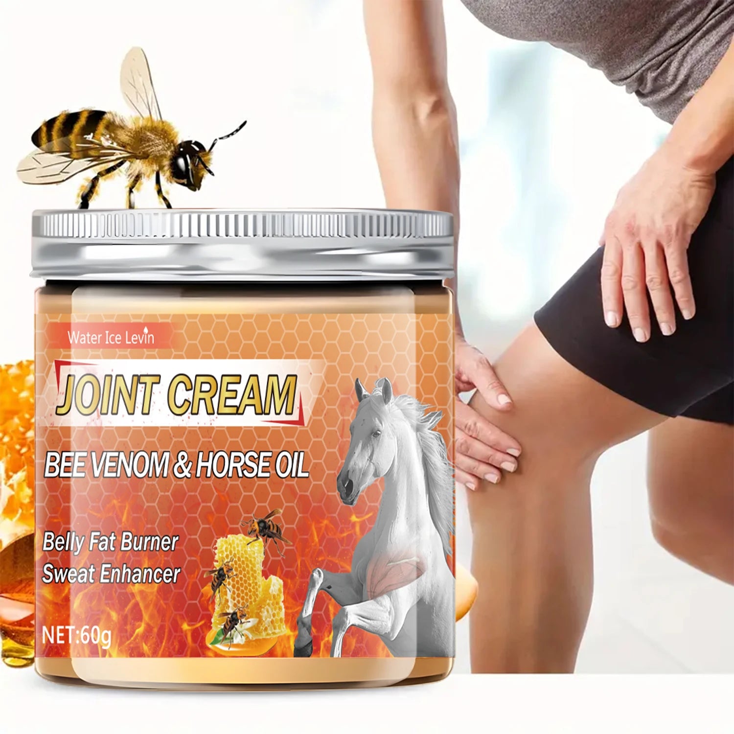 Water Ice Levin Muscle Firming Bee Venom Body Cream 60g - 10